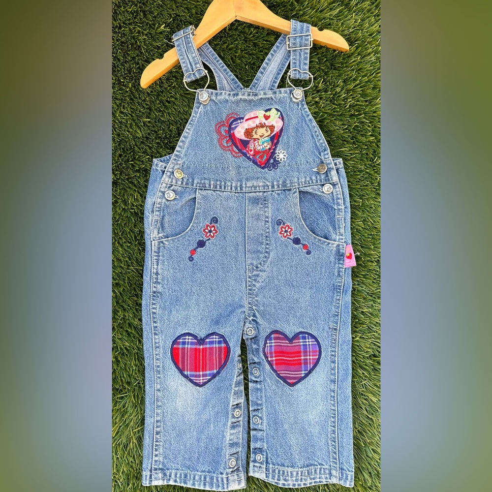 12mo Strawberry Shortcake Overalls